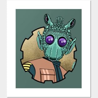 Greedo Bounty Hunter art Posters and Art